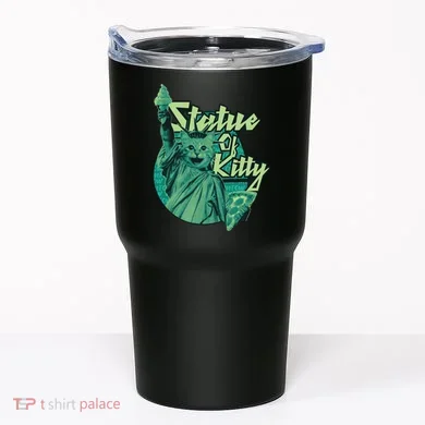 Statue Of Kitty Tumbler