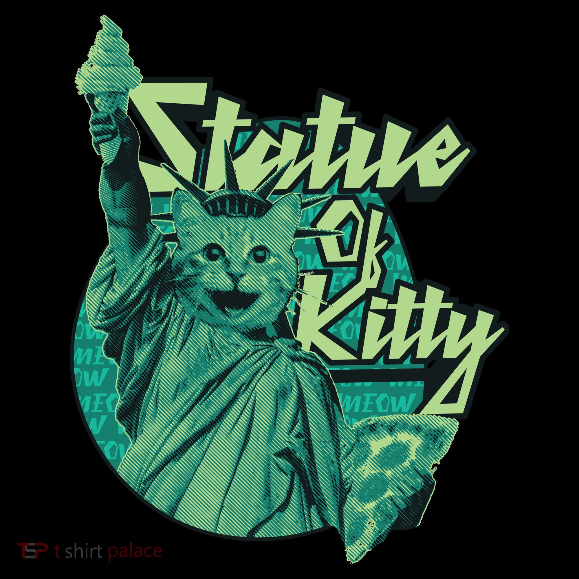 Statue Of Kitty Baby Bodysuit