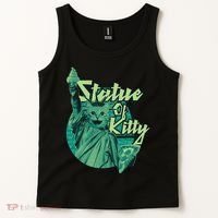Statue Of Kitty Tank Top thumb 2
