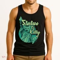 Statue Of Kitty Tank Top thumb 3