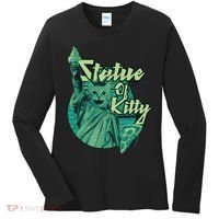 Statue Of Kitty Women's Long Sleeve Shirt thumb 0