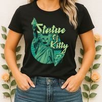 Statue Of Kitty Women's T-Shirt thumb 2