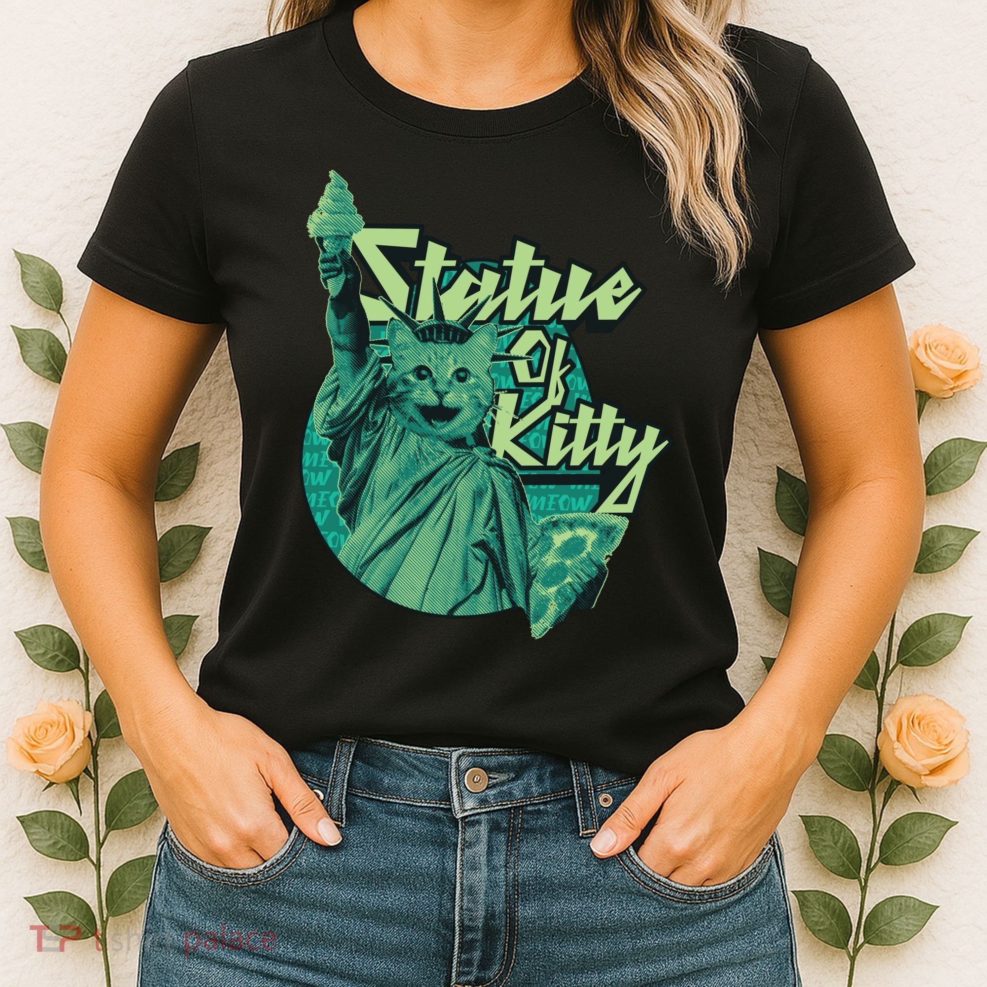 Statue Of Kitty Women's T-Shirt