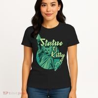 Statue Of Kitty Women's T-Shirt thumb 4