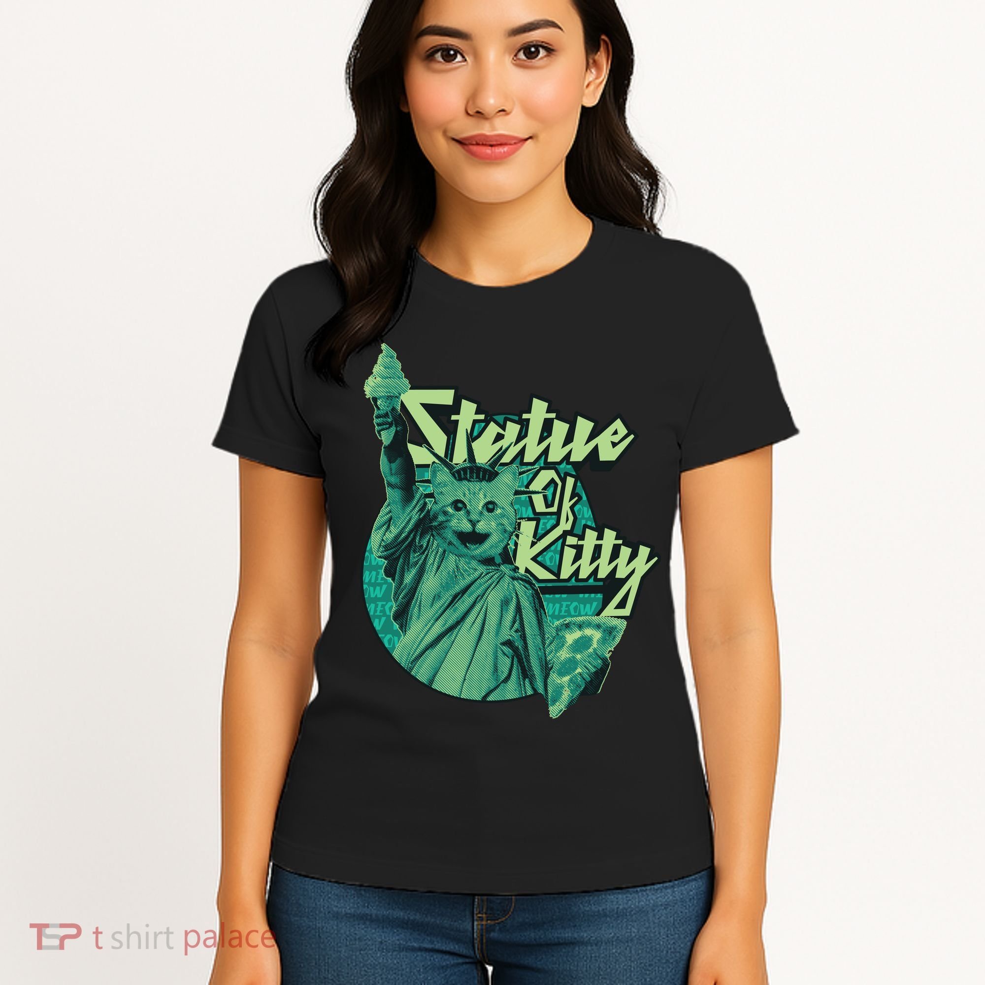 Statue Of Kitty Women's T-Shirt
