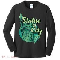 Statue Of Kitty Kids Long Sleeve Shirt thumb 0