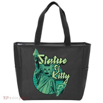 Statue Of Kitty Tote Bag