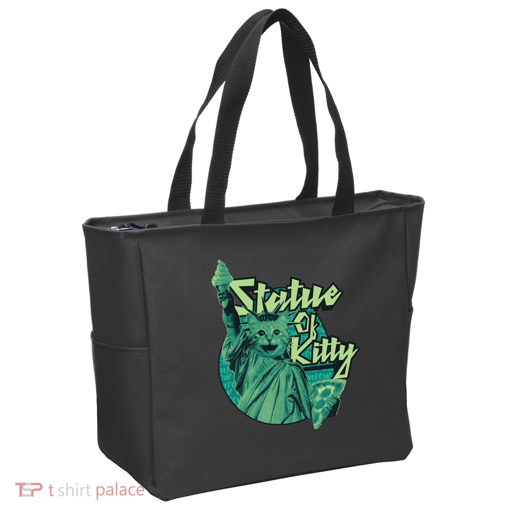 Statue Of Kitty Tote Bag