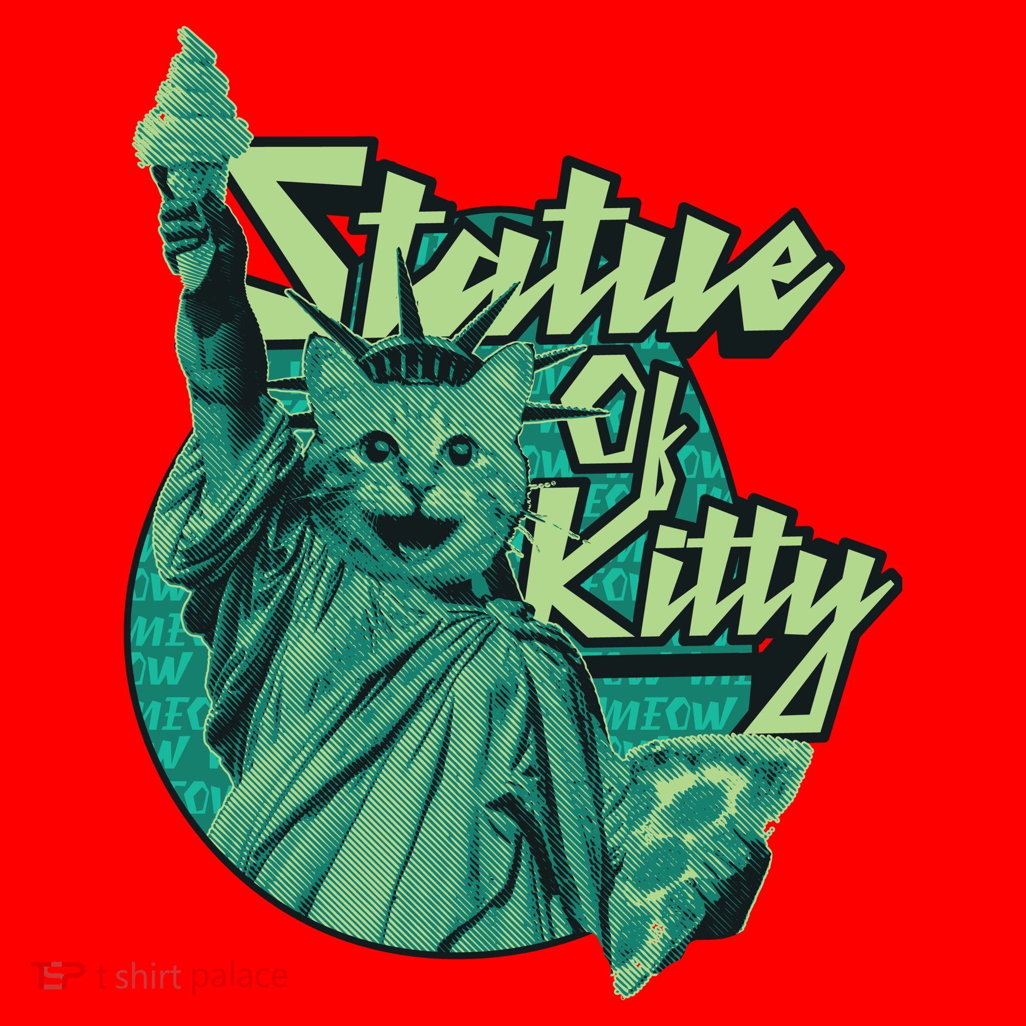 Statue Of Kitty Santa Hat