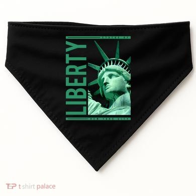 Statue of Liberty USA-Made Doggie Bandana