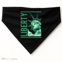 Statue of Liberty USA-Made Doggie Bandana thumb 0