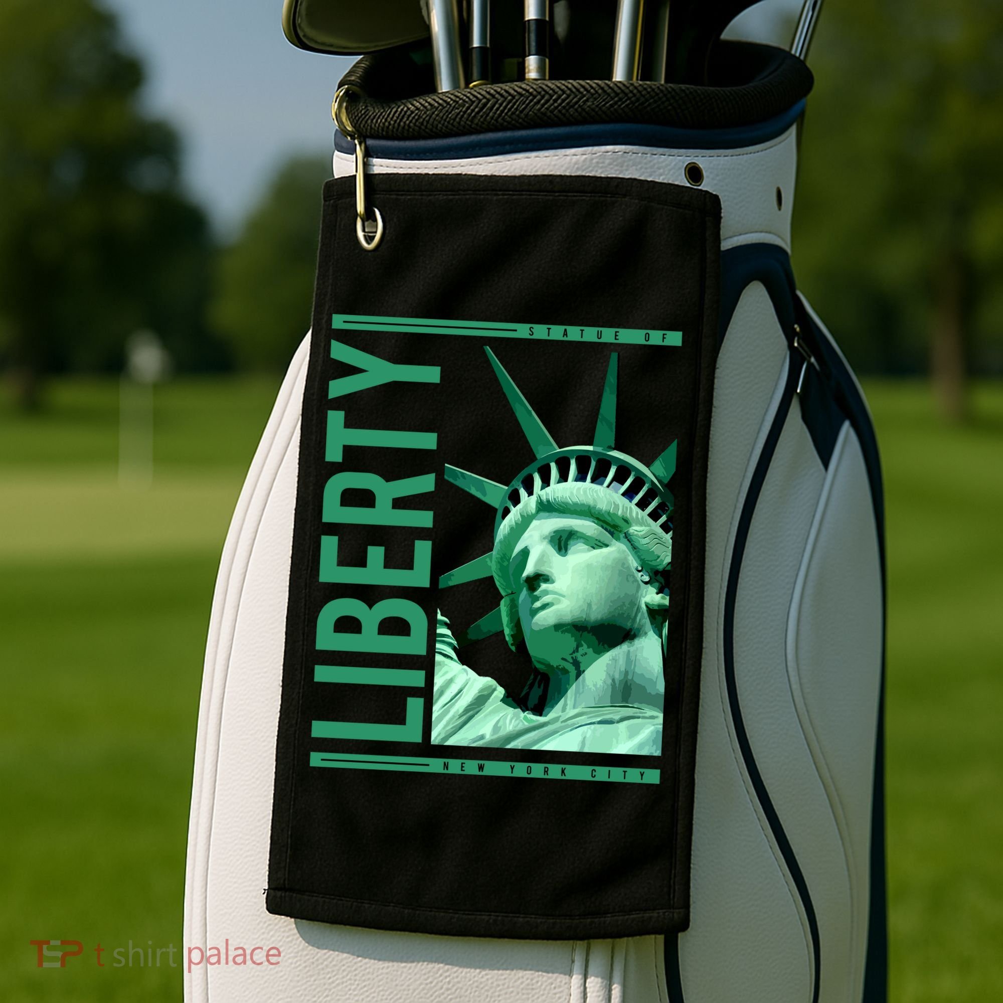 Statue of Liberty Golf Towel