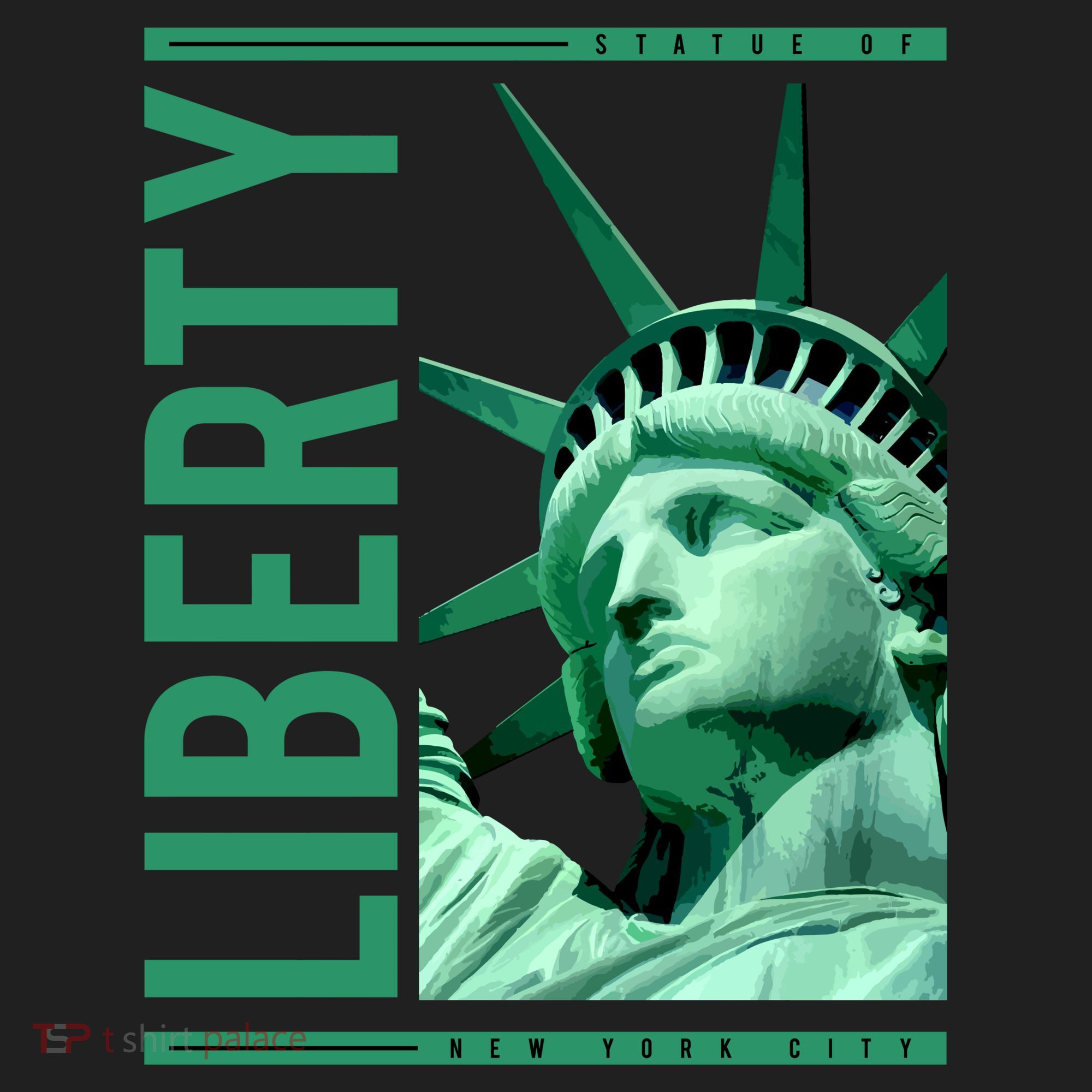Statue of Liberty Golf Towel
