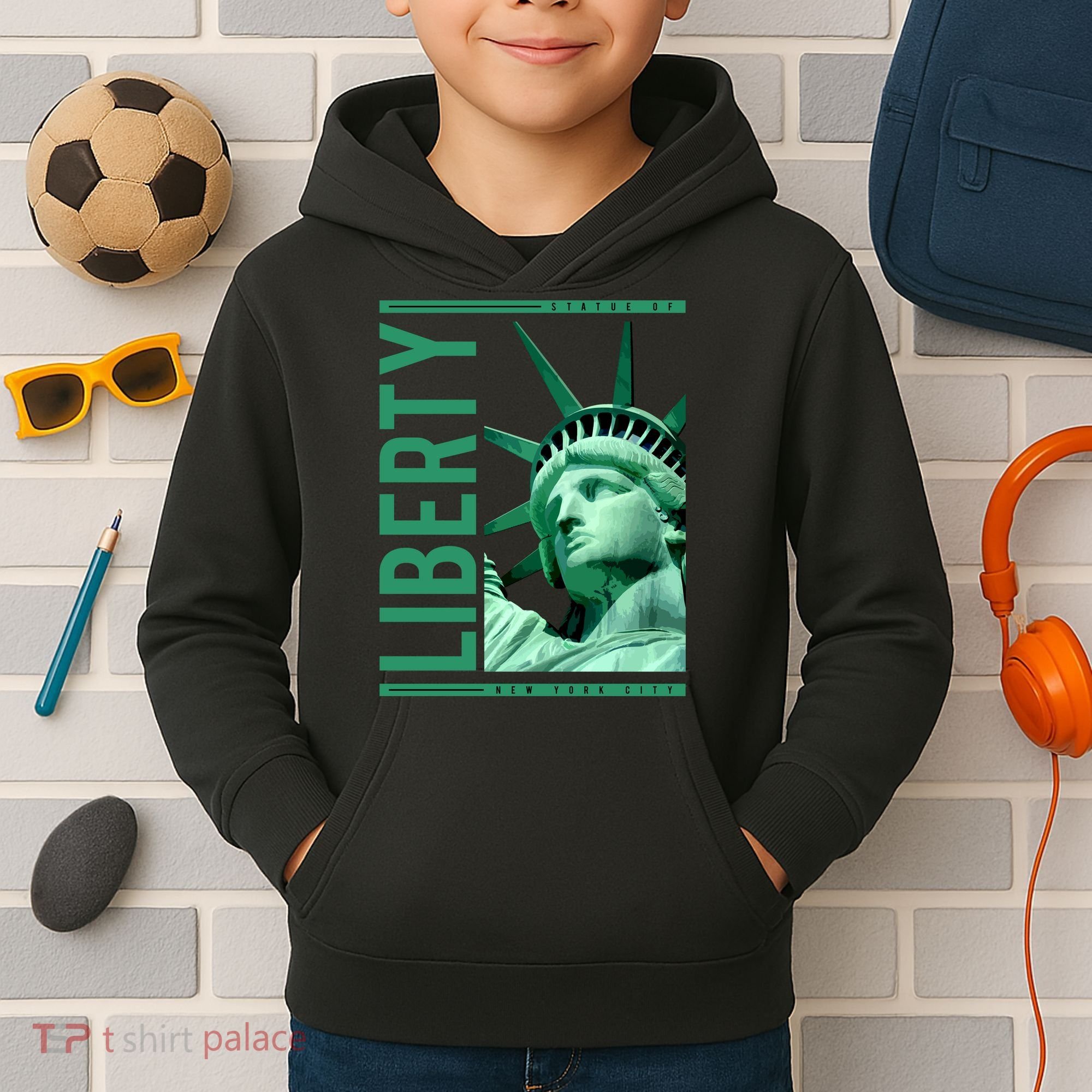 Statue of Liberty Kids Hoodie