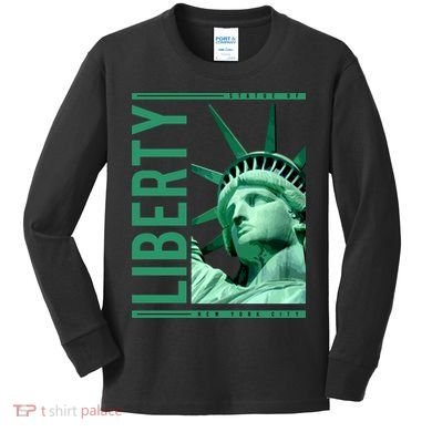 Statue of Liberty Kids Long Sleeve Shirt