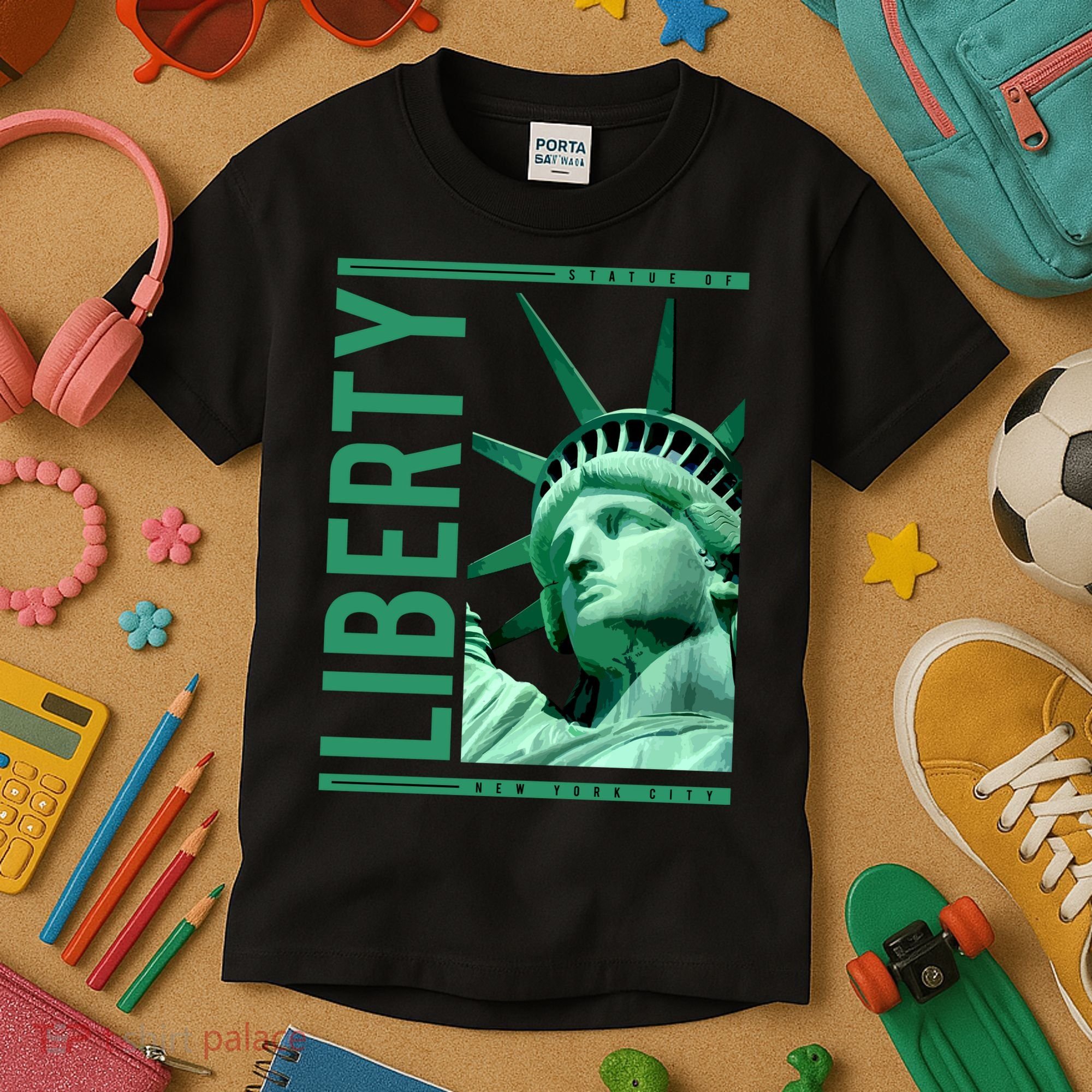 Statue of Liberty Kids T-Shirt
