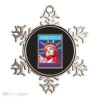 Statue of Liberty America Freedom Retro Vote Poster Ornament thumb 0