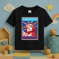 Statue of Liberty America Freedom Retro Vote Poster Toddler T-Shirt thumb 3