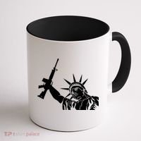 Statue of Liberty AR-15 Gun Rights Coffee Mug thumb 1