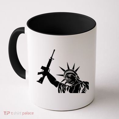 Statue of Liberty AR-15 Gun Rights Coffee Mug
