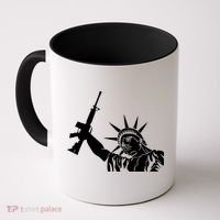 Statue of Liberty AR-15 Gun Rights Coffee Mug thumb 0