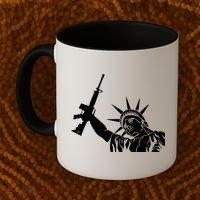 Statue of Liberty AR-15 Gun Rights Coffee Mug thumb 2