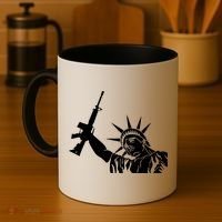 Statue of Liberty AR-15 Gun Rights Coffee Mug thumb 4