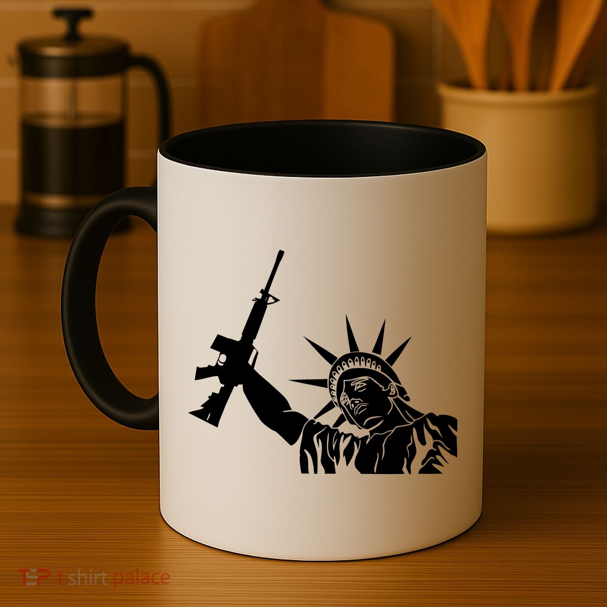 Statue of Liberty AR-15 Gun Rights Coffee Mug