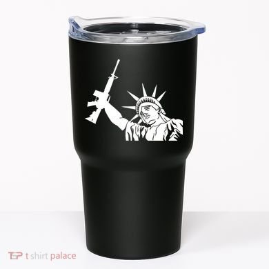 Statue of Liberty AR-15 Gun Rights Tumbler