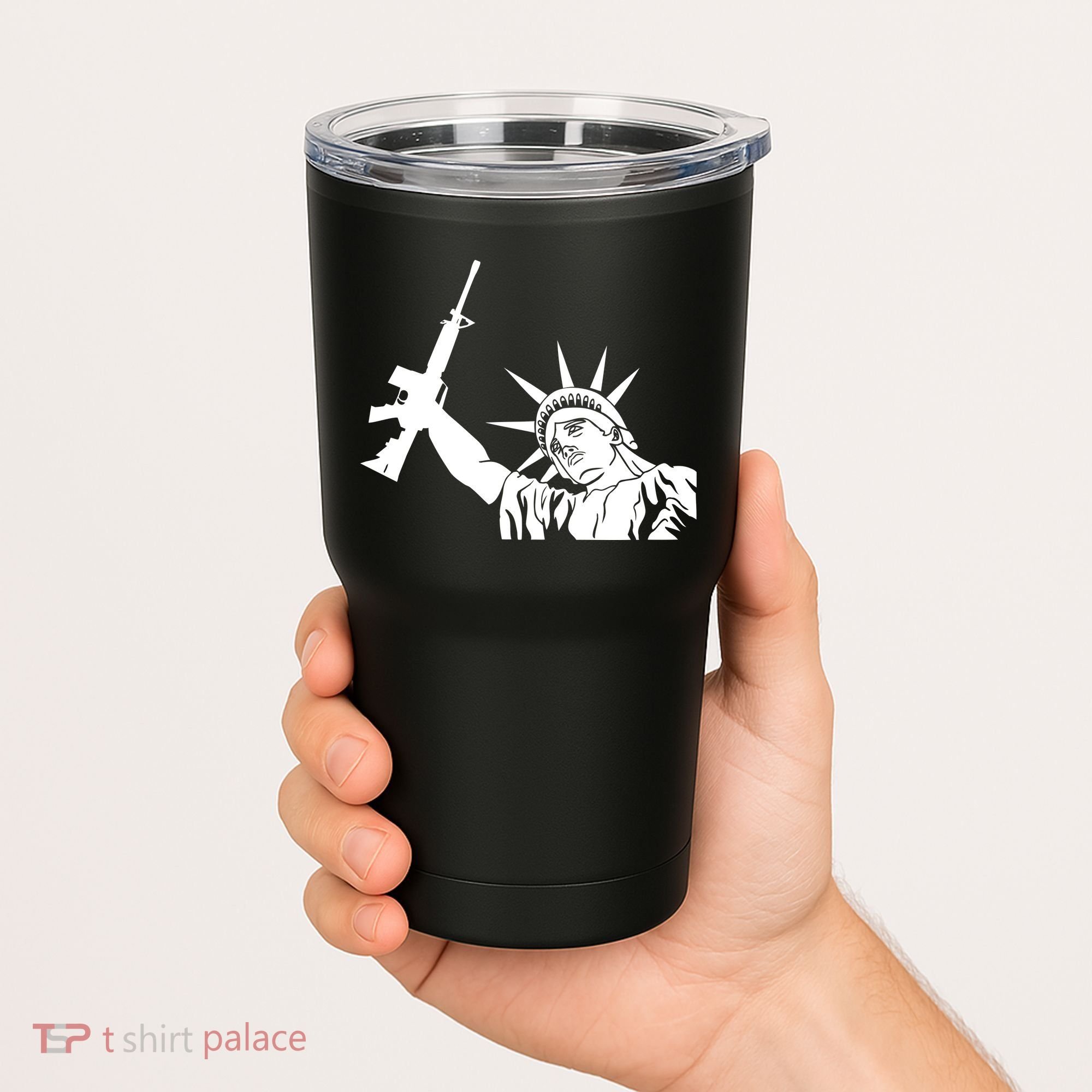 Statue of Liberty AR-15 Gun Rights Tumbler