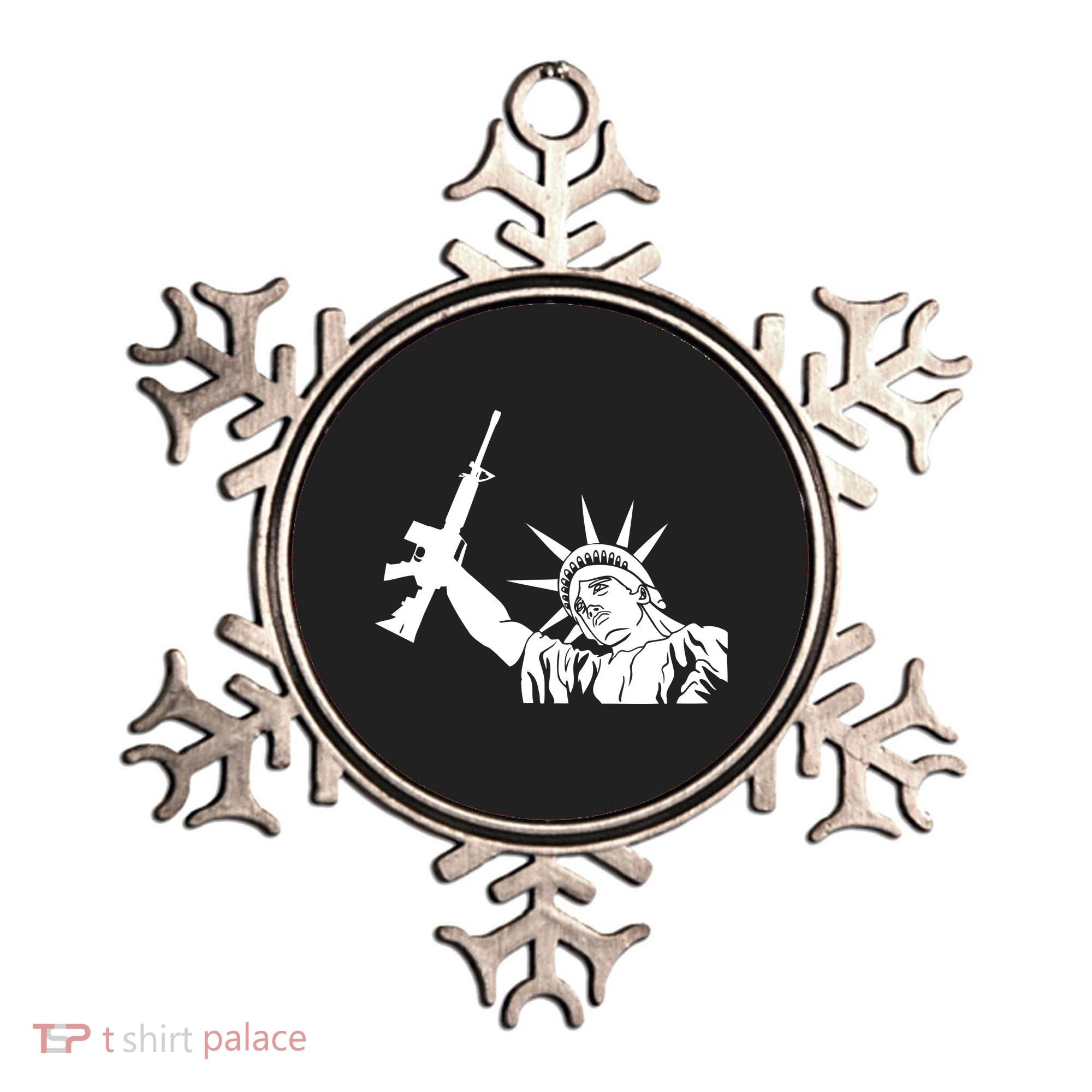 Statue of Liberty AR-15 Gun Rights Ornament