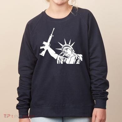 Statue of Liberty AR-15 Gun Rights Women's Sweatshirt