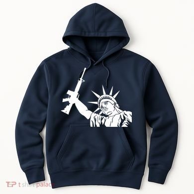 Statue of Liberty AR-15 Gun Rights Hoodie