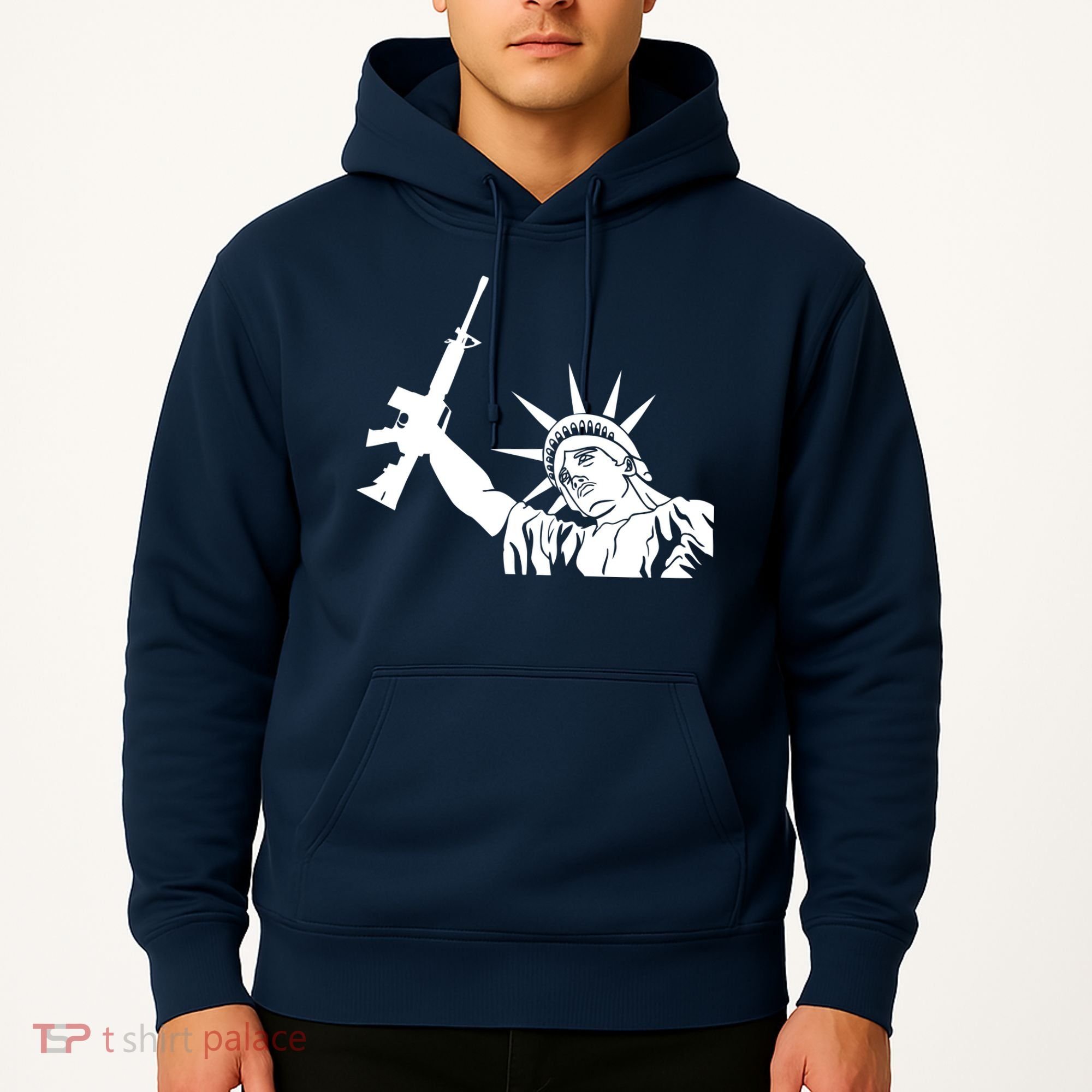 Statue of Liberty AR-15 Gun Rights Hoodie