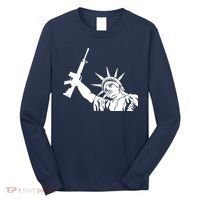 Statue of Liberty AR-15 Gun Rights Long Sleeve Shirt thumb 0