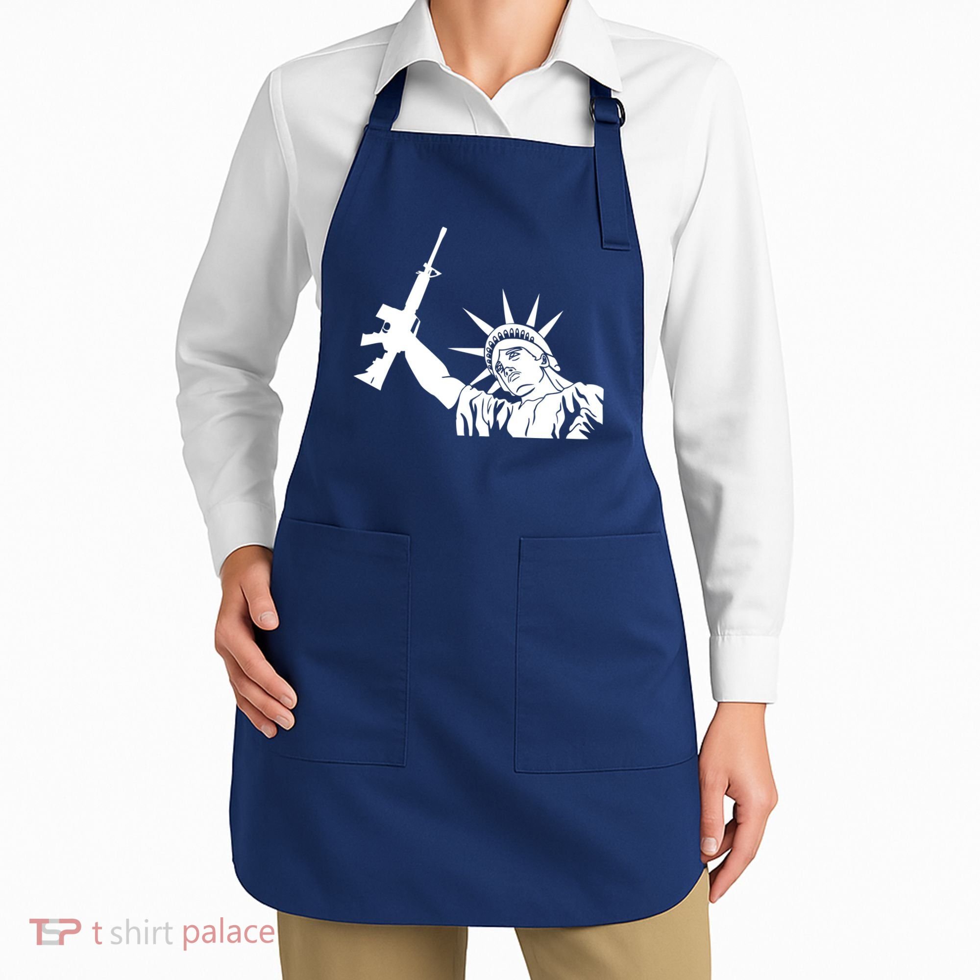 Statue of Liberty AR-15 Gun Rights Apron