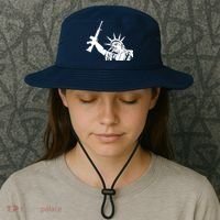 Statue of Liberty AR-15 Gun Rights Bucket Hat thumb 3