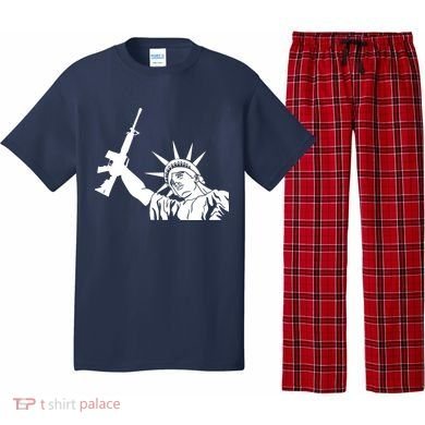 Statue of Liberty AR-15 Gun Rights Pajama Set