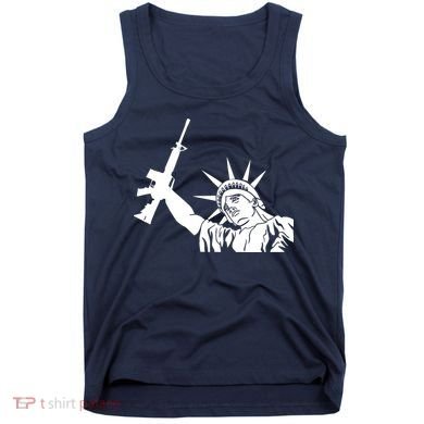 Statue of Liberty AR-15 Gun Rights Tank Top