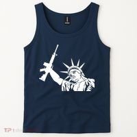 Statue of Liberty AR-15 Gun Rights Tank Top thumb 2