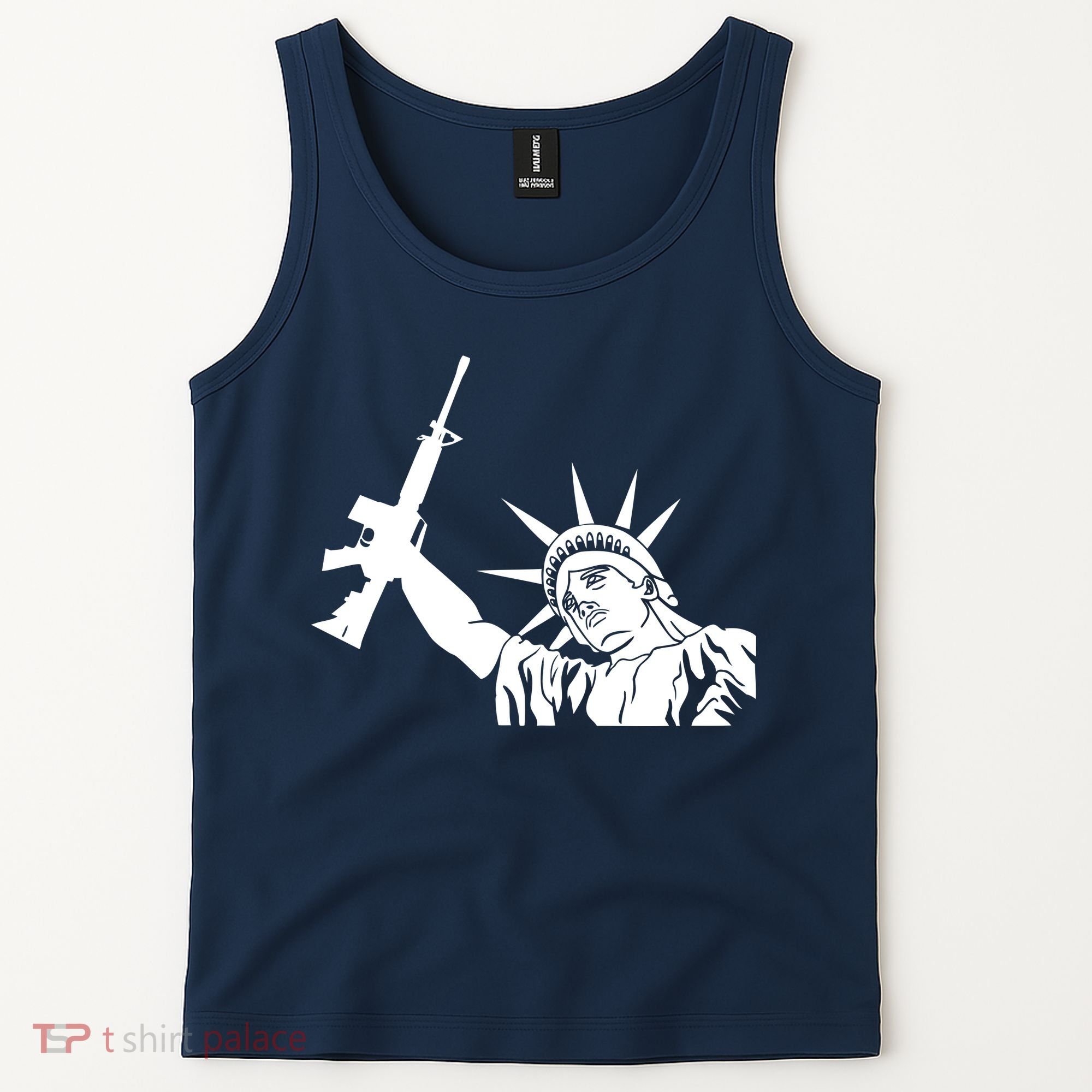 Statue of Liberty AR-15 Gun Rights Tank Top
