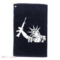 Statue of Liberty AR-15 Gun Rights Golf Towel thumb 0