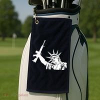 Statue of Liberty AR-15 Gun Rights Golf Towel thumb 2