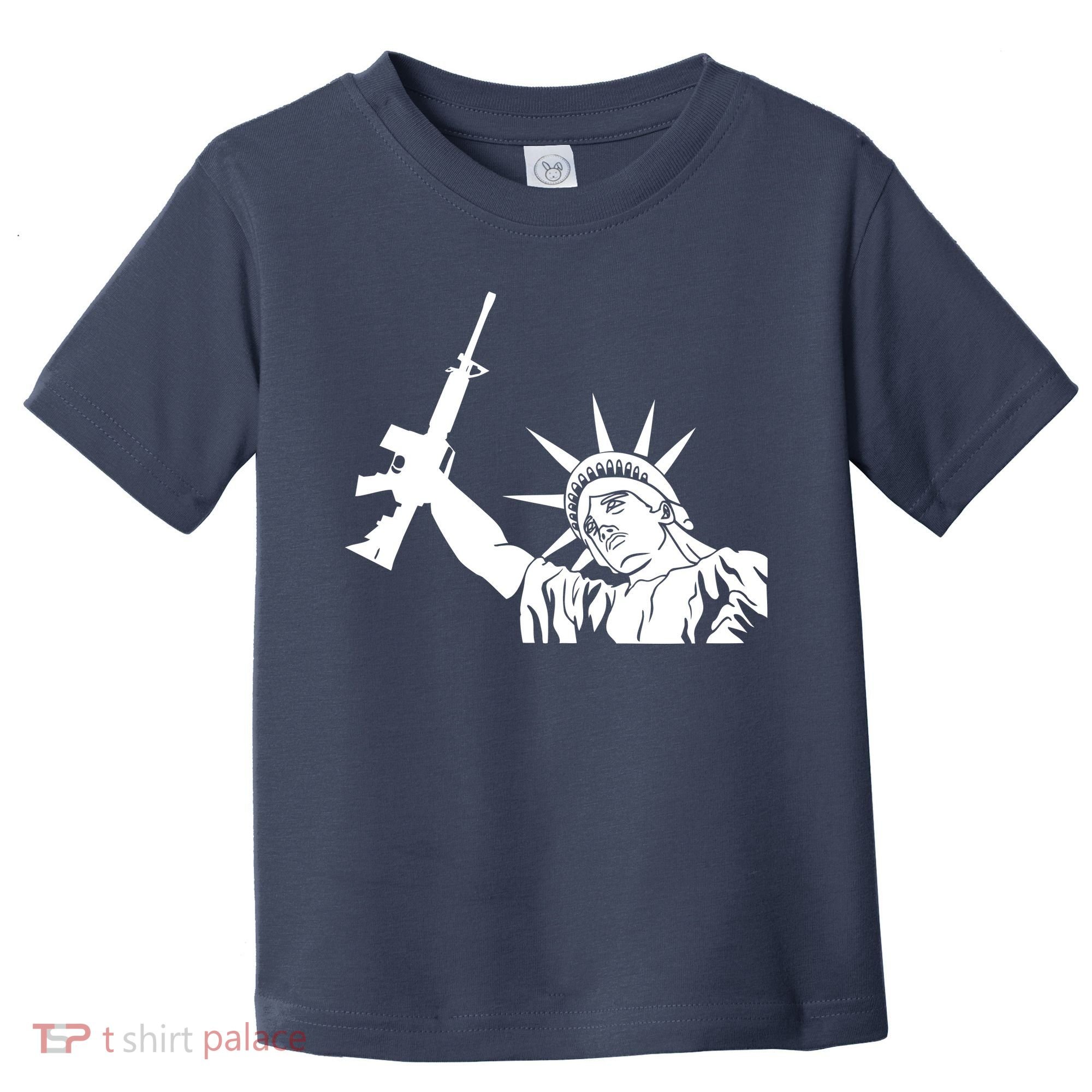 Statue of Liberty AR-15 Gun Rights Toddler T-Shirt
