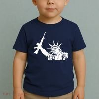 Statue of Liberty AR-15 Gun Rights Toddler T-Shirt thumb 2