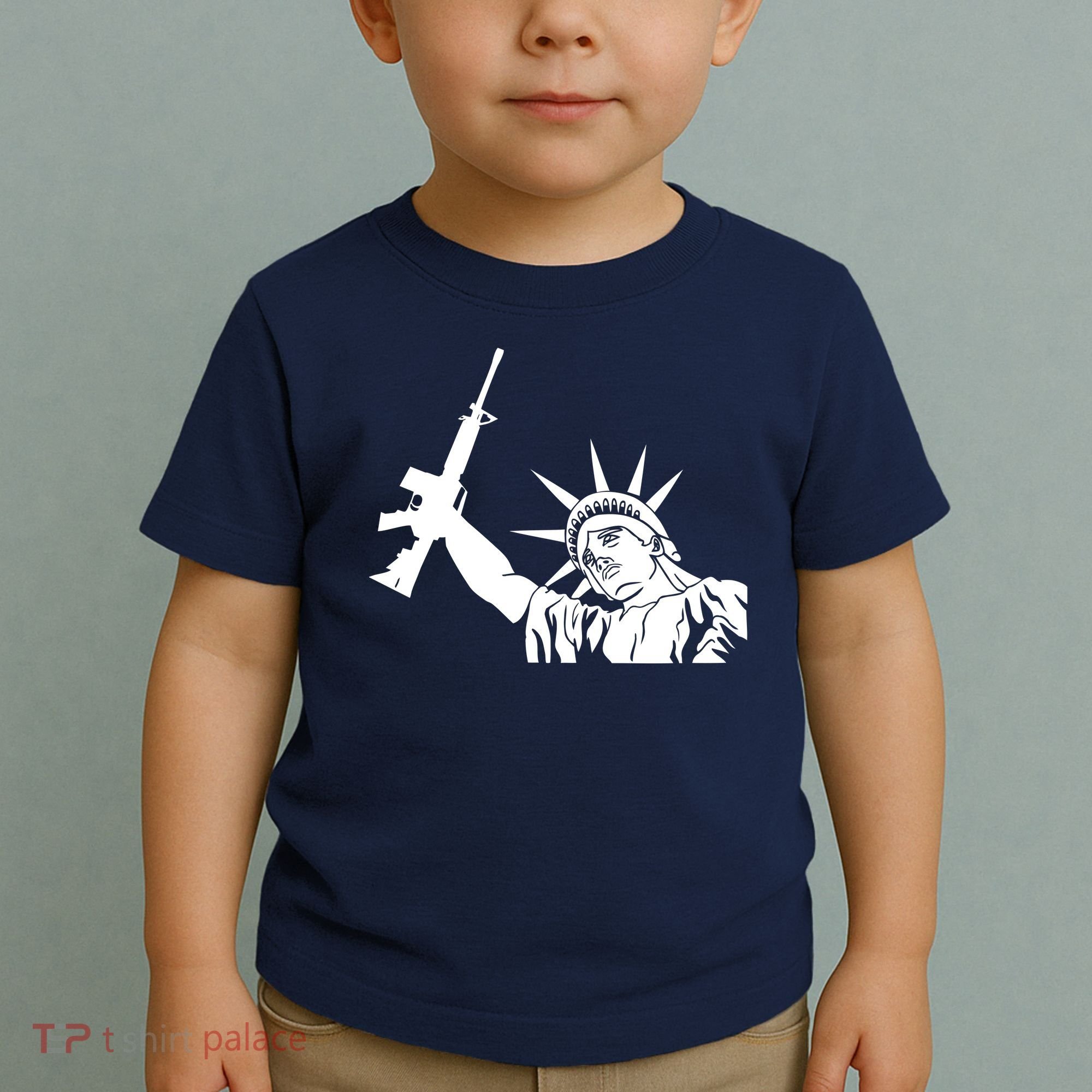 Statue of Liberty AR-15 Gun Rights Toddler T-Shirt