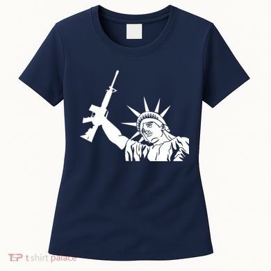 Statue of Liberty AR-15 Gun Rights Women's T-Shirt