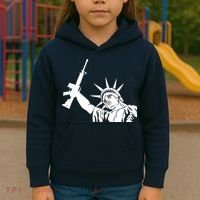 Statue of Liberty AR-15 Gun Rights Kids Hoodie thumb 3