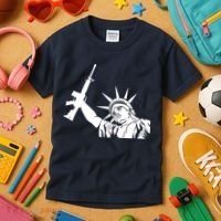 Statue of Liberty AR-15 Gun Rights Kids T-Shirt thumb 3