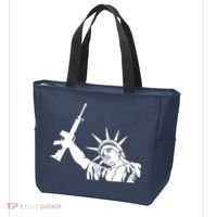 Statue of Liberty AR-15 Gun Rights Tote Bag thumb 3